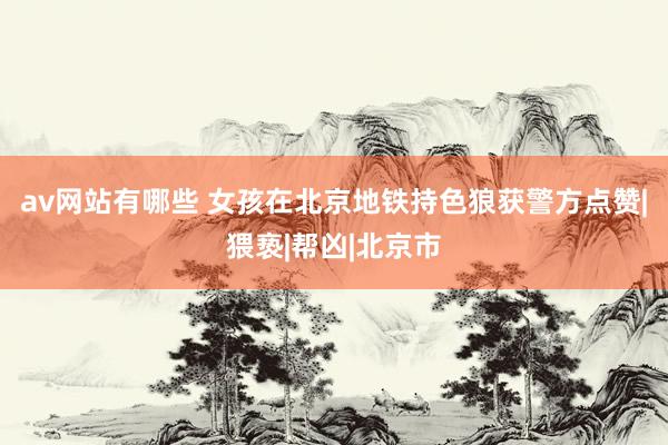 av网站有哪些 女孩在北京地铁持色狼获警方点赞|猥亵|帮凶|北京市